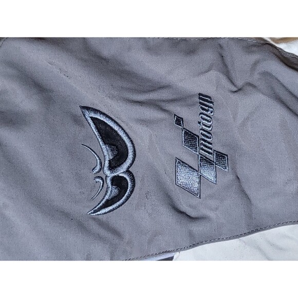 MotoGP Brand Textile Motorcycle Riding Jacket Gray ADULT S ZIP @U Rack - Picture 7 of 8